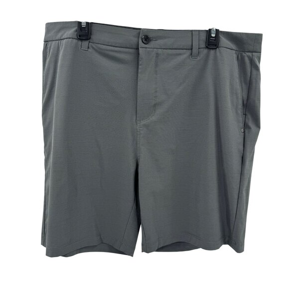 Vuori Other - Vuori Pebble Grey Mens Shorts Size 38 Recycled Polyester Blend Lightweight
